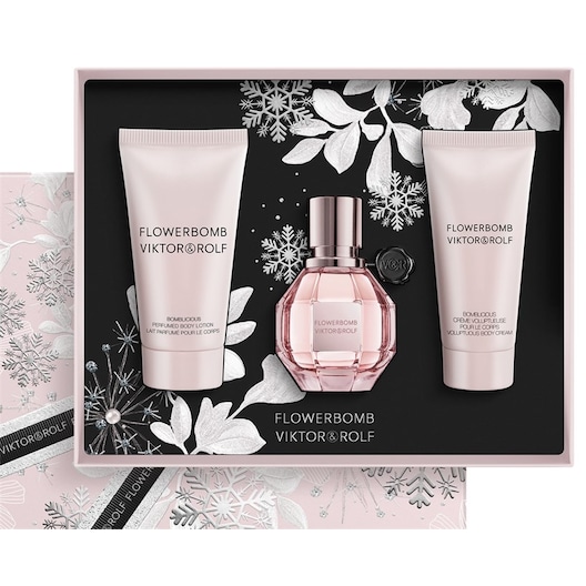 VIKTOR&ROLF 3-PC. FLOWERBOMB PERFUME GIFT SET. Brand new online with gift set box.