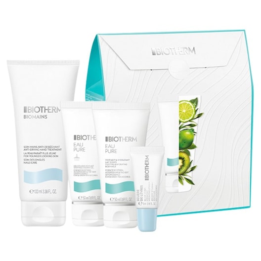 Biotherm Parfumer Eau Pure Gavesæt Body Lotion 50 ml + Shower Gel 50 ml + Biomains 100 ml + Beurre de Lèvres 5 ml 1 Stk. (153,00 kr / 1 stk.)