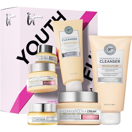 it Cosmetics Ansigtspleje Cream Your Confidence Boosting Routine 3-Piece Set Confidence In A Cream 60 ml + Confidence In A Cleanser 150 ml + Confidence In An Eye Cream 15 ml 1 Stk. (619,00 kr / 1 stk.)