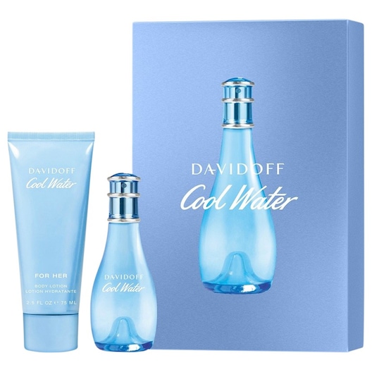 Davidoff Parfumer til kvinder Cool Water Woman Gavesæt Eau de Toilette Spray 30 ml + Body Lotion 75 ml 1 Stk. (359,00 kr / 1 stk.)