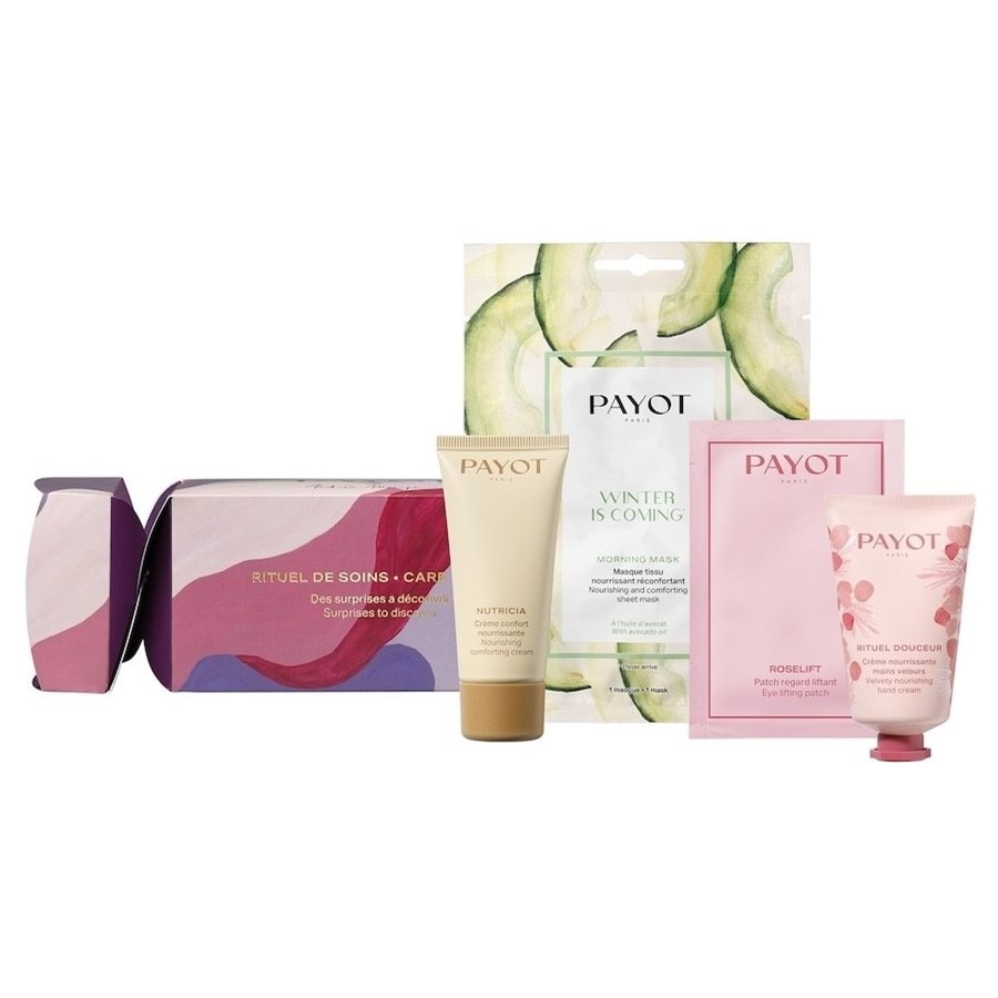 Payot Nutricia X-Mas Cracker 2024 1x Morning Mask Winter is Coming + Crème Nourissante Mains Velours 30 ml + 1x Roselift Patch Yeux + Crème Confort 30 ml / 1 Stk.