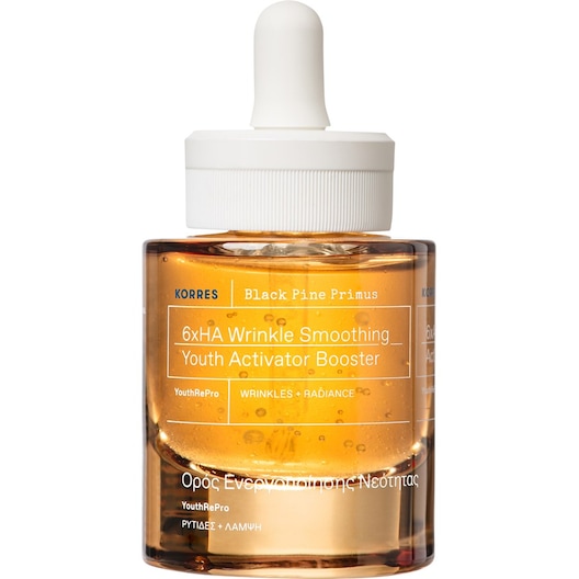 Korres Black Pine Primus 6-dobbelt hyaluron-booster til udglatning af rynker Fugtighedsserum Female 30 ml