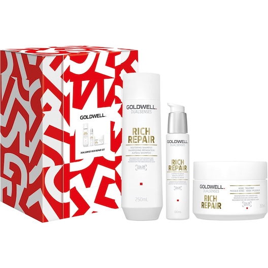 Goldwell Dualsenses Scalp Specialist Gavesæt Rich Repair Shampoo 250 ml + Rich Repair 60s Treatment 200 ml + Rich Repair 6 Effects Serum 100 ml 1 Stk. (185,00 kr / 1 stk.)