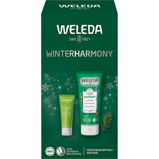 Weleda Ansigtspleje Intensive care Winter Harmony gavesæt Aroma Shower Harmony 200 ml + Skin Food Light 30 ml 1 Stk. (70,00 kr / 1 stk.)