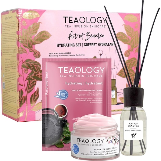 Teaology Pleje Ansigtspleje Begrænset udgavePeach Tea Hydrating Set Peach Tea Hydra Cream 50 ml + Peach Tea Hyaluronic Face Mask 21 ml + Flower Tea Fragrance Diffuser 1 Stk. (313,00 kr / 1 stk.)