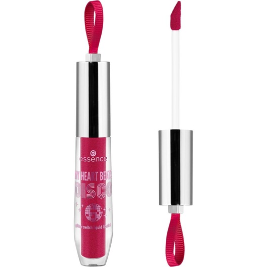 Essence My Heart Beats Disco Glitter Switch Liquid Lipstick Lippenstifte Damen 2,8 ml