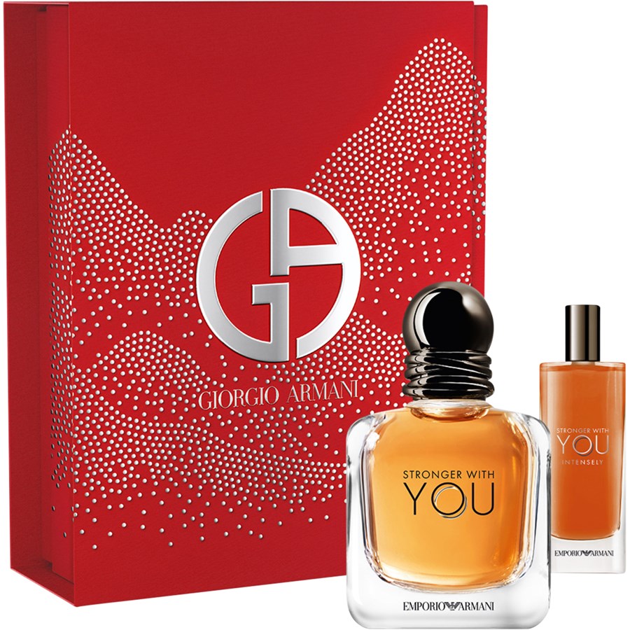 giorgio armani emporio armani - stronger with you intensely woda perfumowana 30 ml   zestaw