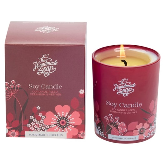 The Handmade Soap Coriander Seed, Geranium & Vetiver Scented Soy Candle Duftlys Unisex 210 g
