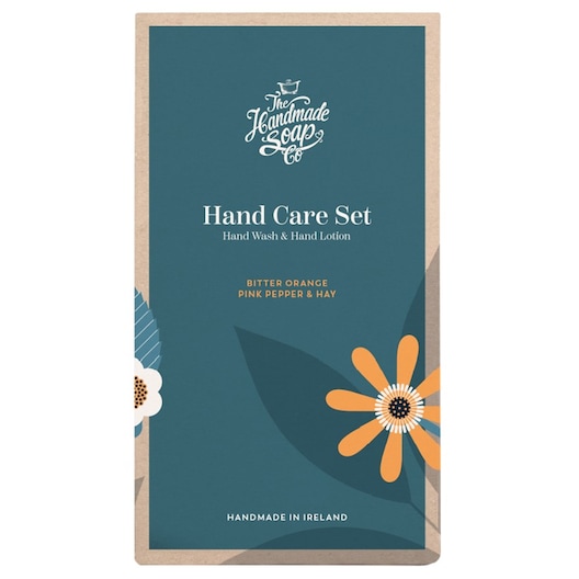 The Handmade Soap Bitter Orange, Pink Pepper & Hay Gavesæt med håndsæbe og håndlotion Håndcremer Unisex