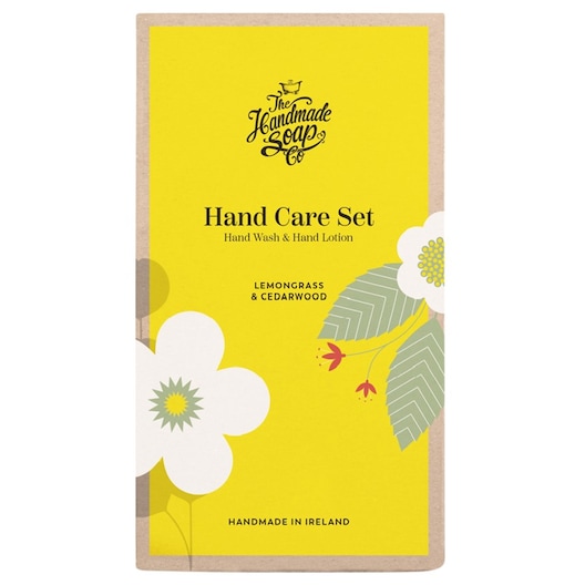 The Handmade Soap Lemongrass & Cedarwood Gavesæt med håndsæbe og håndlotion Håndcremer Unisex