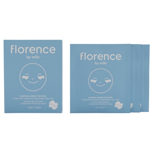 florence by mills Eyes & Lips Surfing under the Hydrating Treatment Gel Pads Øjenmaske og -pads Female