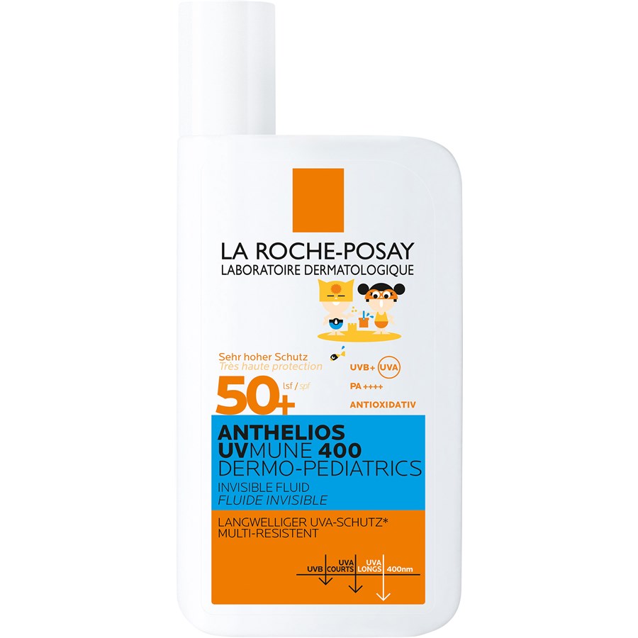 La Roche Posay Solskydd Kids Anthelios UV Mune 400 Kids Invisible Fluid SPF 50+ 400 ml (765,00 kr / 1 l)