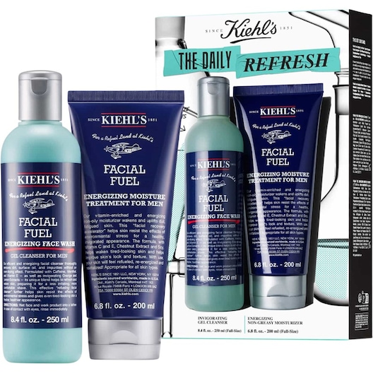 Kiehl's Hårvård Ansiktsvård The Daily Refresh Set Facial Fuel Energizing Face Wash 250 ml + Facial Fuel Energizing Moisture Treatment For Men 200 ml 1 Stk. (767,00 kr / 1 st.)