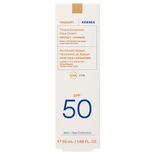Korres Solpleje Yoghurtfarvet solcreme til ansigtet SPF50 Solcreme Female 50 ml