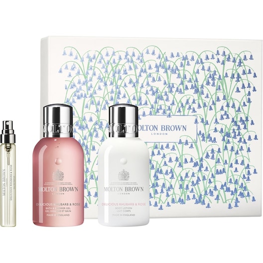Molton Brown Delikat rabarber & rose Travel Gift Set Parfumesæt til kvinder Female