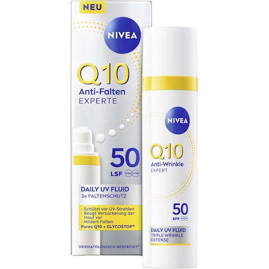 NIVEA Q10 Daily UV Fluid LSF50 Augencreme Damen 40 ml