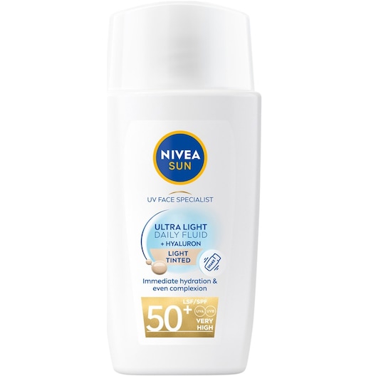 NIVEA Sonnenpflege SonnenschutzUltra Light Daily Fluid 40 ml (349,75 € / 1 l) 1239548