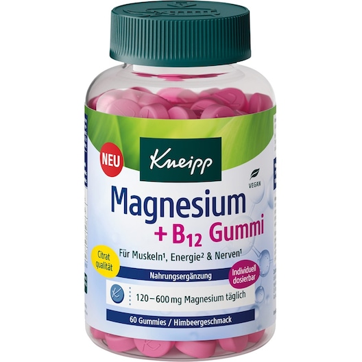 Kneipp Nahrungsergänzungsmittel Magnesium + B12 Gummis Gummibärchen Unisex 216 g