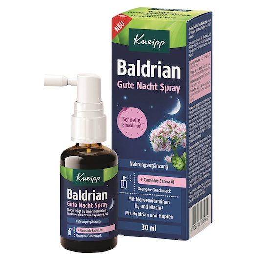 Kneipp Nahrungsergänzungsmittel Baldrian Gute Nacht Spray Nerven & Beruhigung Unisex 30 ml