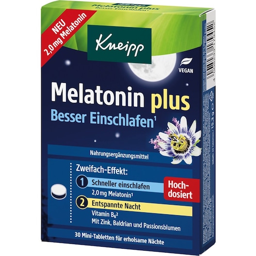 Kneipp Nahrungsergänzungsmittel Melatonin Plus Tabletten Nerven & Beruhigung Unisex 15.3 g