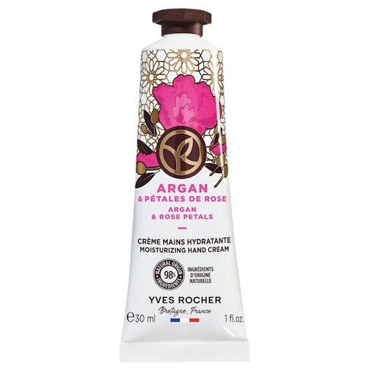 Yves Rocher Argan & Rose Moisturizing Hand Cream Handcreme Damen 30 ml