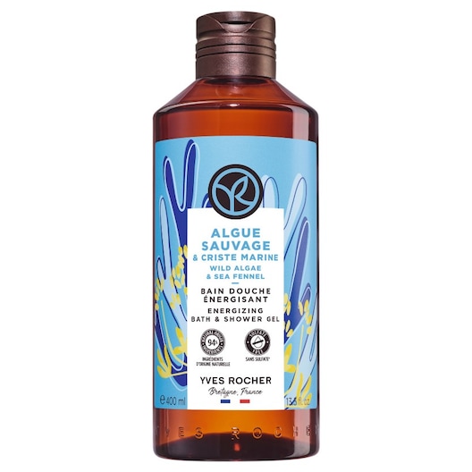 Yves Rocher Wild Algae & Sea Fennel Energenzing Bath Shower Gel Duschgel Damen 400 ml