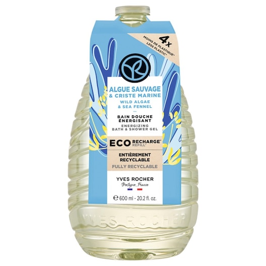 Yves Rocher Wild Algae & Sea Fennel Energenzing Bath Shower Gel Duschgel Damen 600 ml
