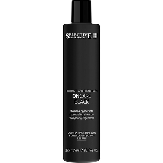 Selective Professional OnCare Black Regenerating Shampoo for Damaged & Blonde Hair Repair-Shampoo Unisex 275 ml