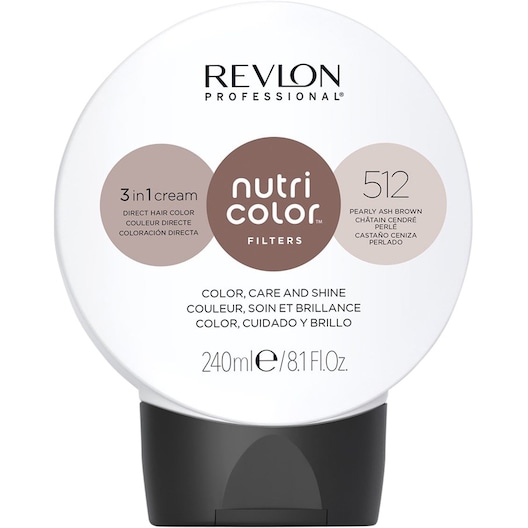 Revlon Professional Nutri Color Filters 512 Lysebrun ask Irisé Toningsfarver Unisex 240 ml