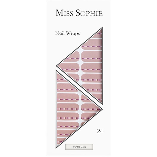 Miss Sophie Neglefolier Purple Dots Neglestickers Female