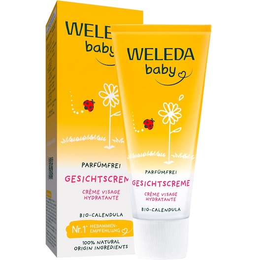 Weleda Schwangerschafts-und-Babypflege Babys-KidsCalendula Gesichtscreme Parfümfrei 50 ml (107,20 € / 1 l) 1262172