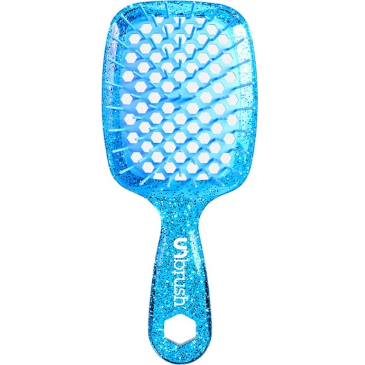 UNbrush Glitter Collection Detangling Hair Brush Mini - Sapphire børste Unisex
