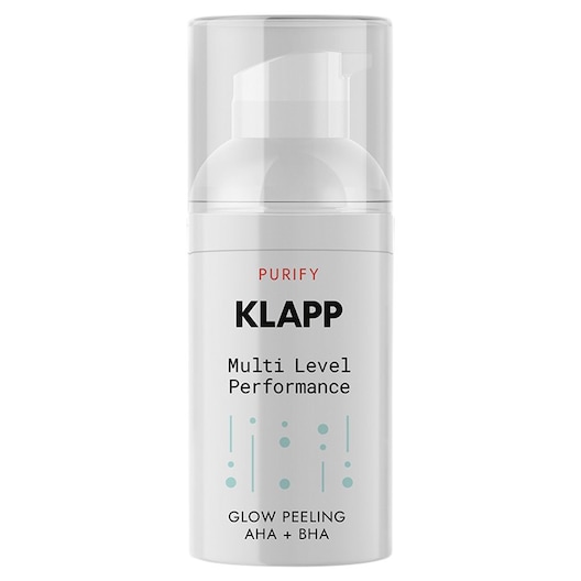 KLAPP Performance på flere niveauer Glow Peeling AHA + BHA Ansigtspeeling Unisex 30 ml