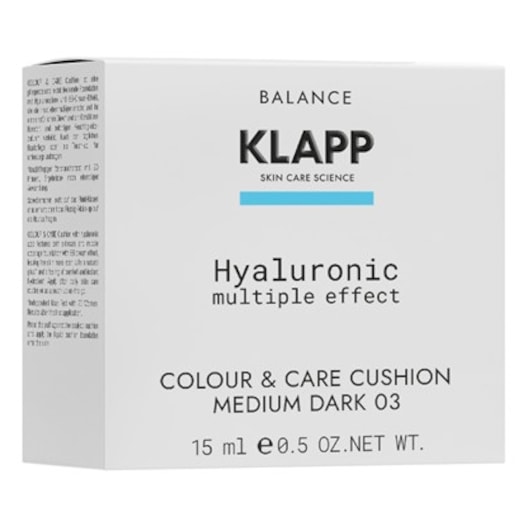 Klapp Cosmetics Hyaluronic Multiple Effect Colour & Care Cushion Foundation Unisex 15 g