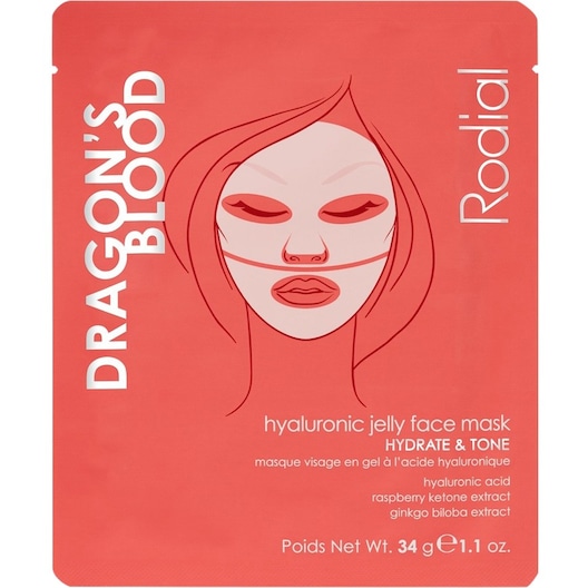 Rodial Dragon's Blood Hyaluronic Jelly Face Mask Feuchtigkeitsmasken Damen 34 g