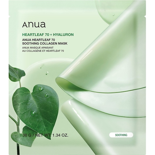 Anua Hjerteblad Soothing Collagen Mask Masker af stof Female