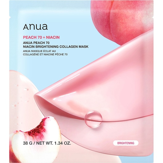 Anua Masken Peach 70 Niacin Brightening Collagen Mask Tuchmasken Damen 1 ct
