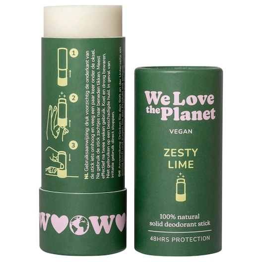 We Love The Planet Deodorant Natürlicher Deo-Stick - Zesty Lime (vegan) Unisex 40 g