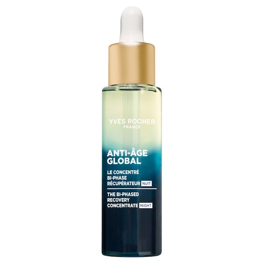 Yves Rocher Gesichtspflege Anti-Age Global Regenerierendes 2-Phasen Nachtkonzentrat Nachtcreme Damen 30 ml
