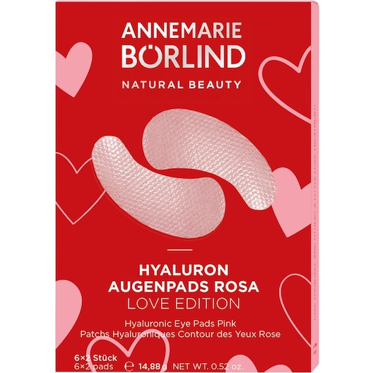 ANNEMARIE BÖRLIND AUGE & LIPPE Hyaluron Augenpads Rosa - Love Edition Augenmasken -pads Damen 2 ct