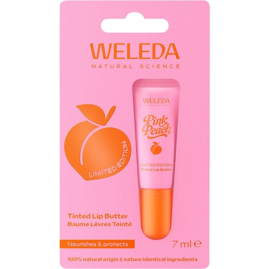 WELEDA Augen- und Lippenpflege Pink Peach Tinted Lip Butter Lippenbalsam Unisex 7 ml