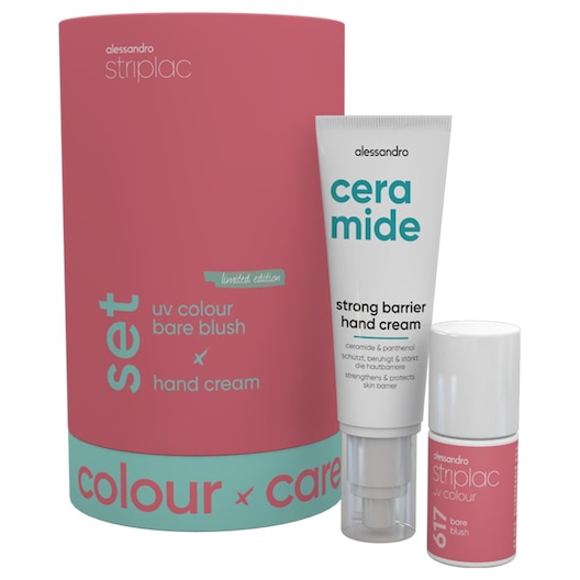 Alessandro Striplac UV Colour & Care Set Blush Barrier Nagelsets Damen 1 ct