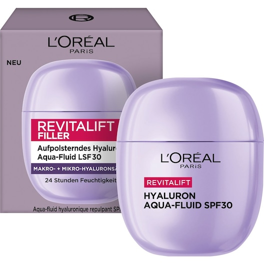 L’Oréal Paris Seren Revitalift Filler Aufpolsterndes Hyaluron Aqua-Fluid LSF 30 Anti-Aging Damen 40 ml