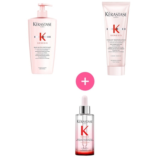 Kérastase Genesis Bain Nutri-Fortifiant 250 ml + Fondant Renforçateur 200 Sérum Anti-Chute Fortifiant 90 Repair-Shampoo Damen 1 ct