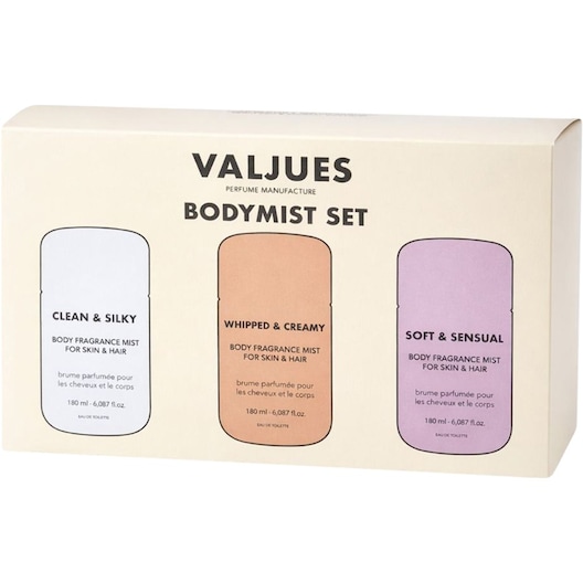 VALJUES Clean & Silky Bodymist Set Parfum Sets Damen 180 ml