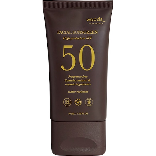 Woods Copenhagen Sonnenpflege Facial Sunscreen SPF50 Sonnencreme Unisex 50 ml