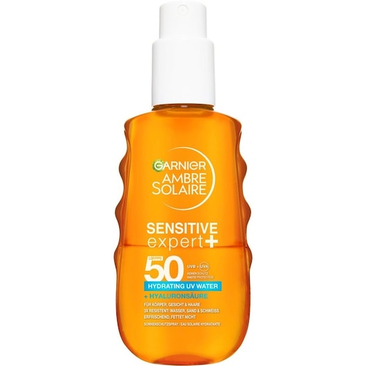 GARNIER Ambre Solaire Sensitive Expert+ Hydrating UV Water LSF 50 Sonne Unisex 150 ml