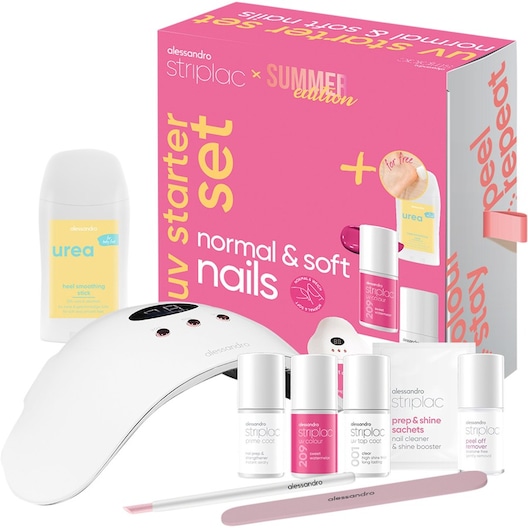 Alessandro Striplac UV Colour Starter Set Normal & Soft Nails Summer Edition Nagelsets Damen 1 ct