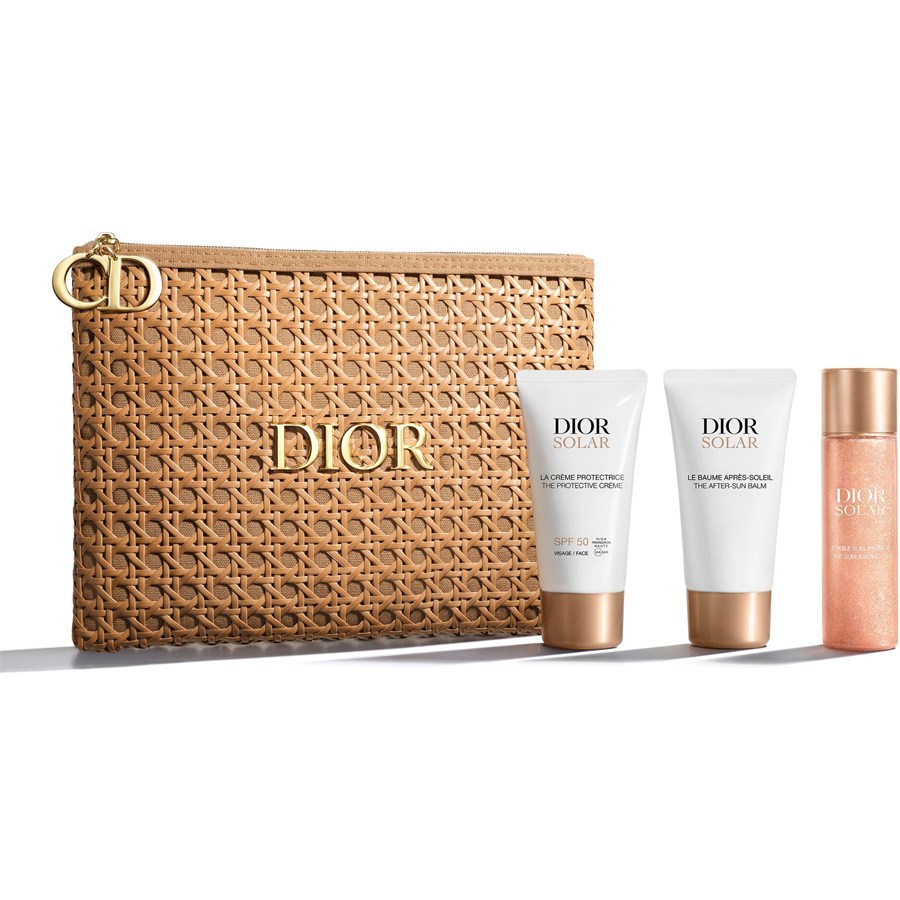 DIOR Dior Solar Dior Solar – Solar Escape Essentials Hautpflege- und Sonnenschutz-Set - 3 Produkte Sonnencreme LSF 50, 50 ml + After-Sun-Balsam 50 ml + Sublimierendes Öl 50 ml + Dior Etui / 1 Stk.