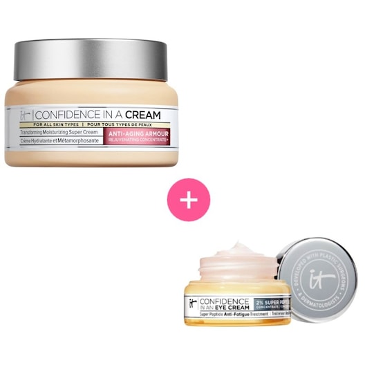 it Cosmetics Fugtighedspleje Transforming Moisturizing Super Cream 60.00 ml + Øjenpleje Confidence Eye 15.00 Fugtighedscreme Female